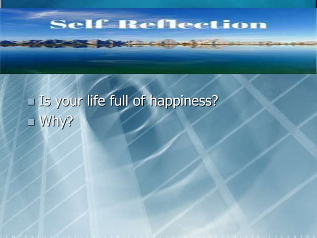 The character of a happy life PPTX The character of a happy life PPTX
