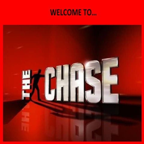 Year 13 - The Chase game focusing on Audience 