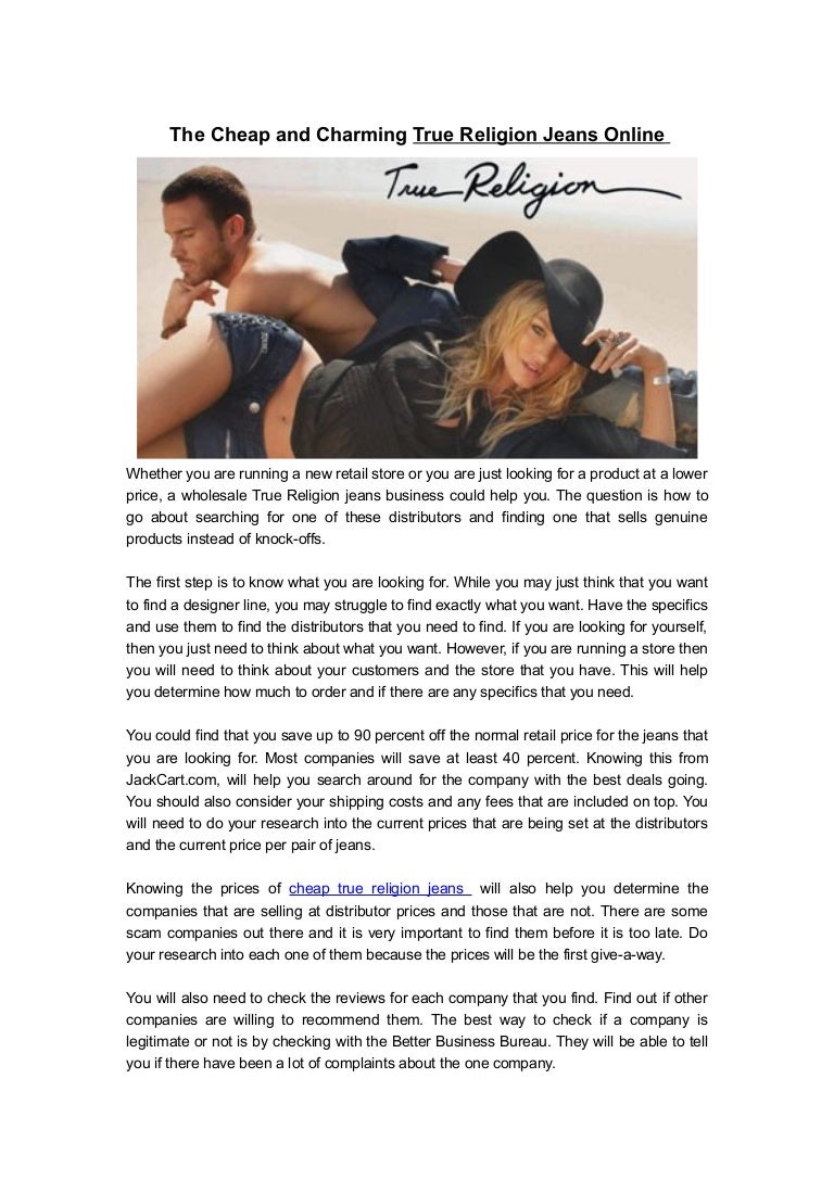 true religion company