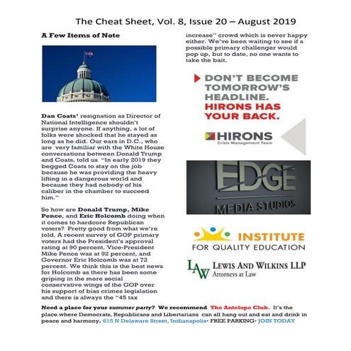 Your Complimentary Cheat Sheet