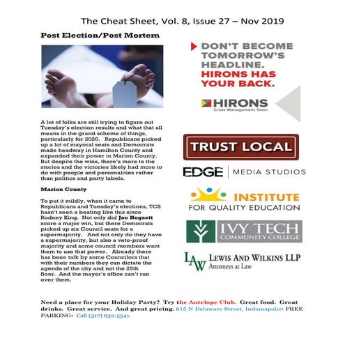 Here's A Complimentary Cheat Sheet