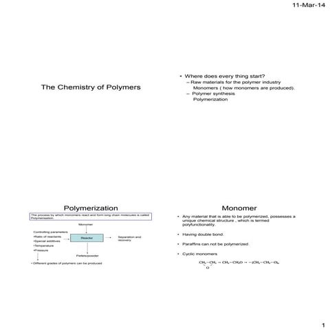 The chemistry of_polymers.