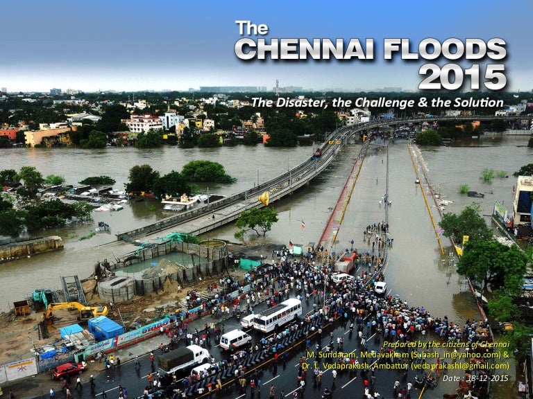 Chennai floods 2015 case study image