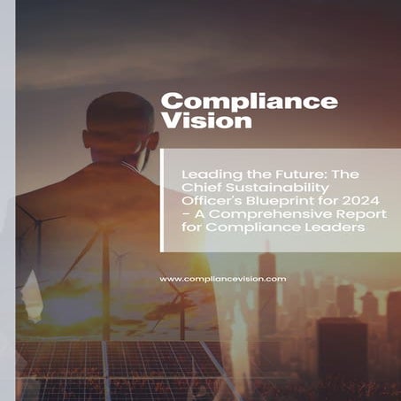 The Chief Sustainability Officer's Blueprint for 2024