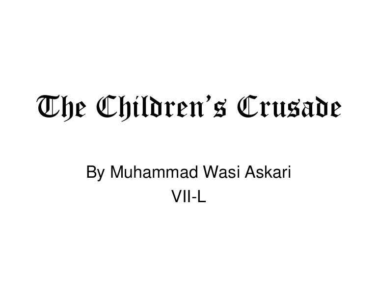 The children's crusade crusades