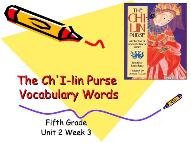 The Chilin Purse PPT the-chilin-purse-ppt