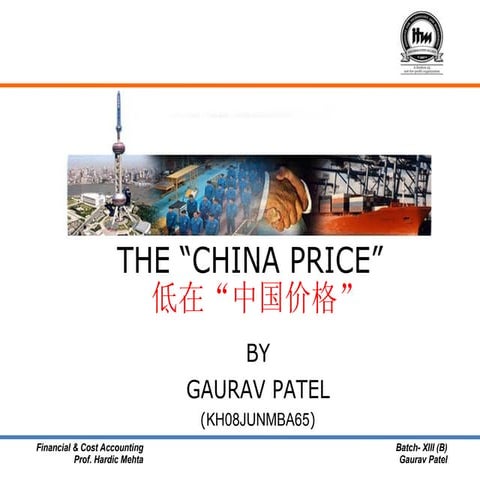 The China Price