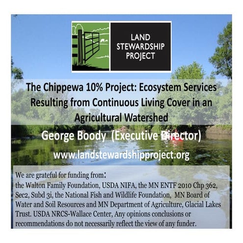 The chippewa 10% project   boody