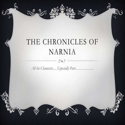 The chronicles of narnia