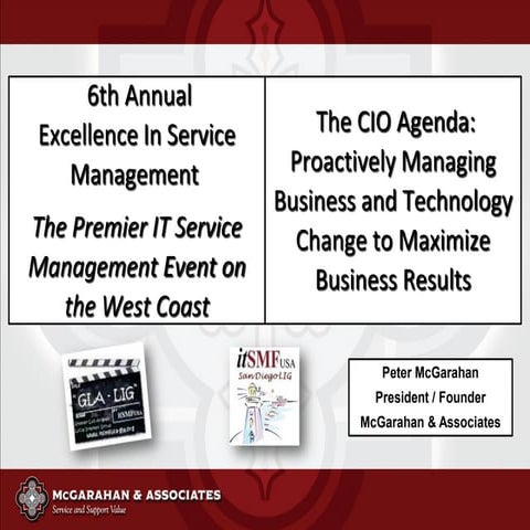 The CIO Agenda: Proactively Managing Business and Technology Change to Maximi...