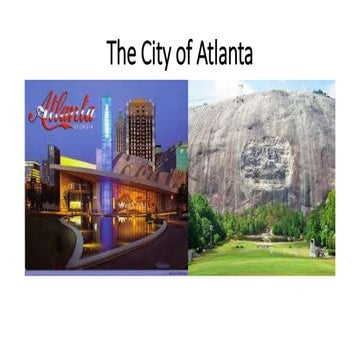 the city of Atlanta | PPTX
