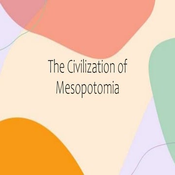 The Civilization of Mesopotomia.pptx