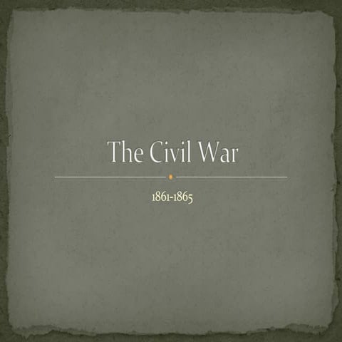 Civil War | PPT