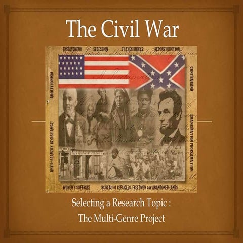 The civil war topic power point