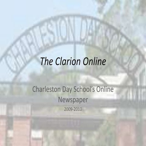 The Clarion Online R