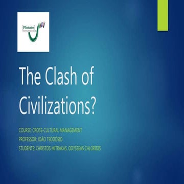 The clash of civilizations