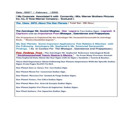 The class  info.  about  the  star  planets 