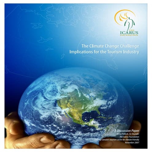 The Climate Change Challenge: Implications for Tourism | PDF