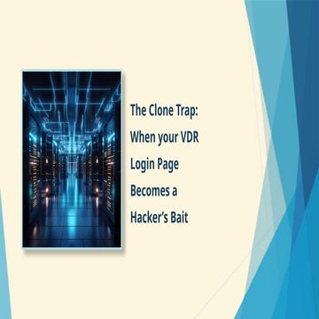 Beware Fake Login Pages Targeting Your Data Room | PPTX