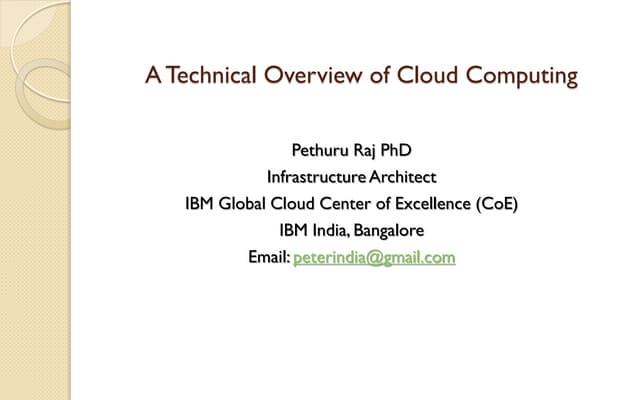 The cloud talk