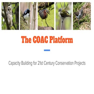 The Council of Ohio Audubon Chapters (COAC) Platform