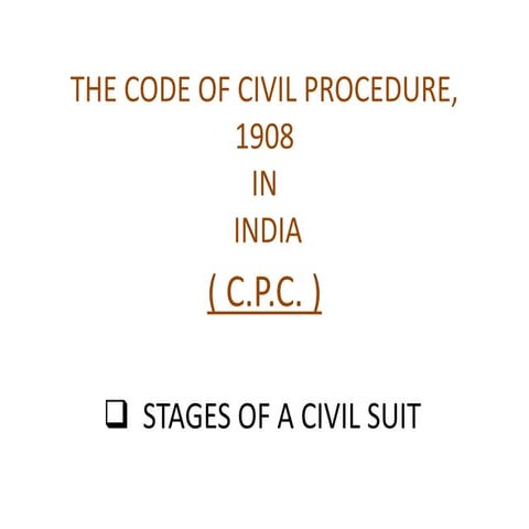 Civil Procedure Code Important Notes Clipart