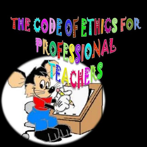 The code of ethics for professional teachers