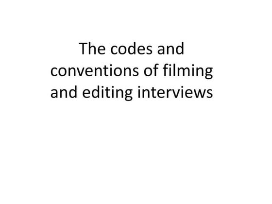 Formal proposal for documentary | PPT