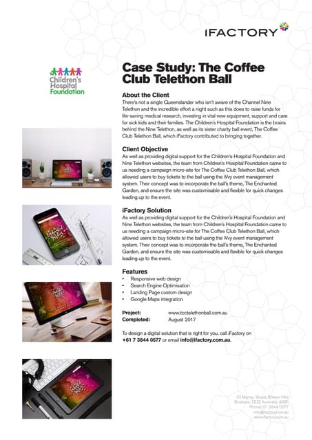 Case Study: The Coffee Club Telethon Ball