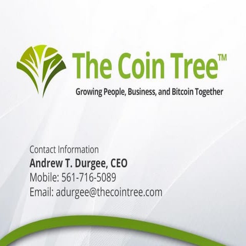The Coin Tree   media kit deck
