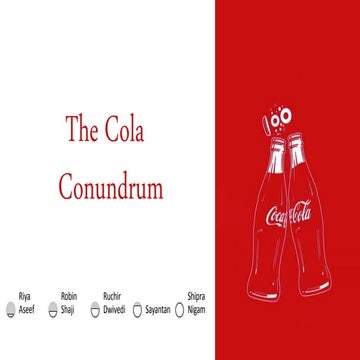 The Cola  Conundrum