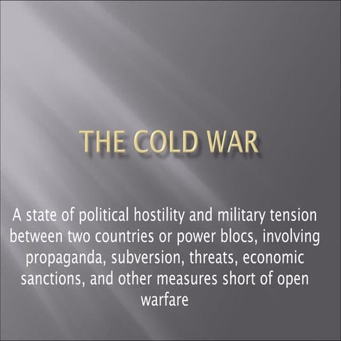 The cold war-45-90 | PPT