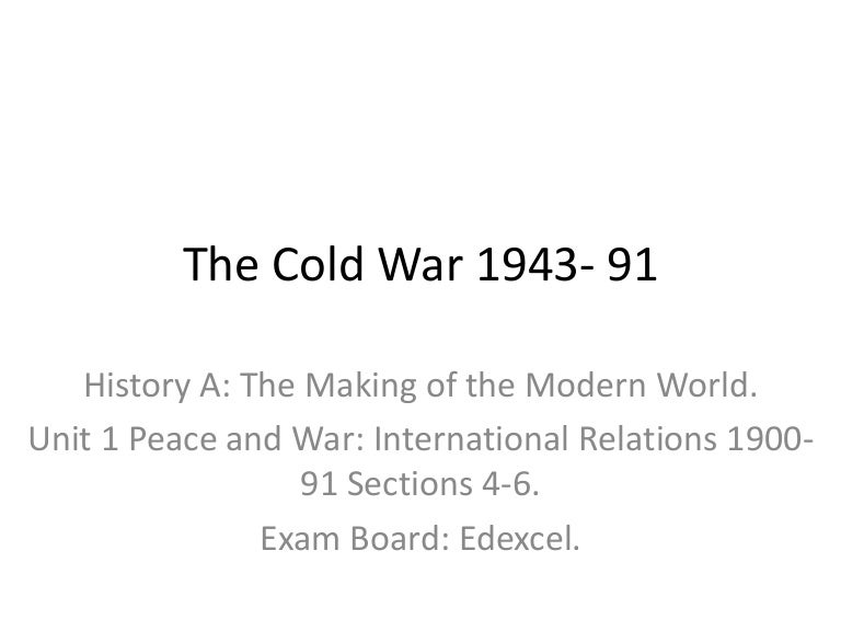 the cold war essay