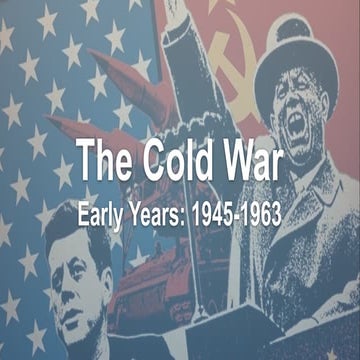 Cold War Presentation High School Powerpoint | PPTX