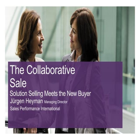 Solution Selling 2.0 with Jurgen Heyman SPI