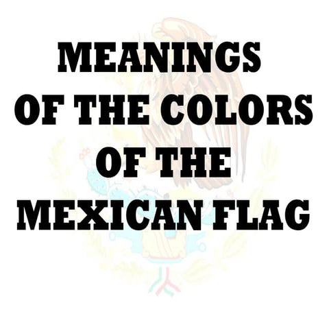 The colors of the flag
