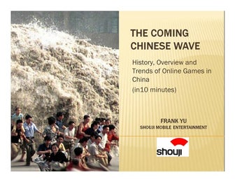 Online Games: The Coming Chinese Wave