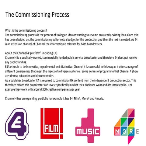 The Commissioning Process