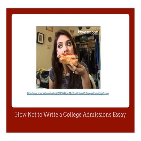 Part 1 and 2: The Common Application and the college essay question