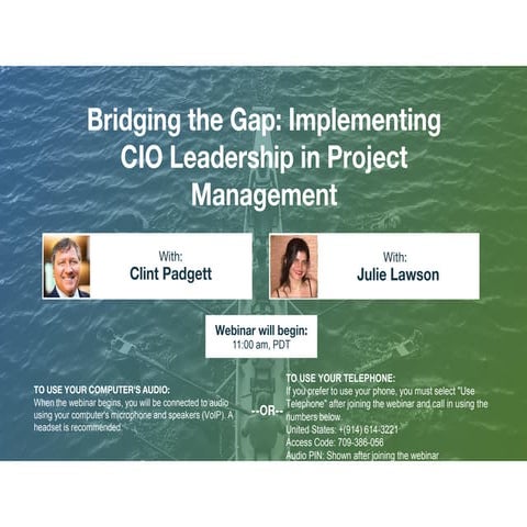 Bridging the Gap: Implementing CIO Leadership in Project Management