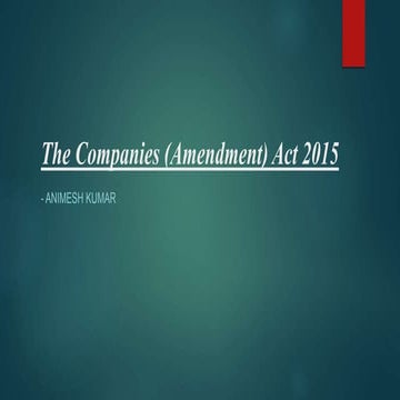 The Companies (Amendment) Act 2015 (1).pptx