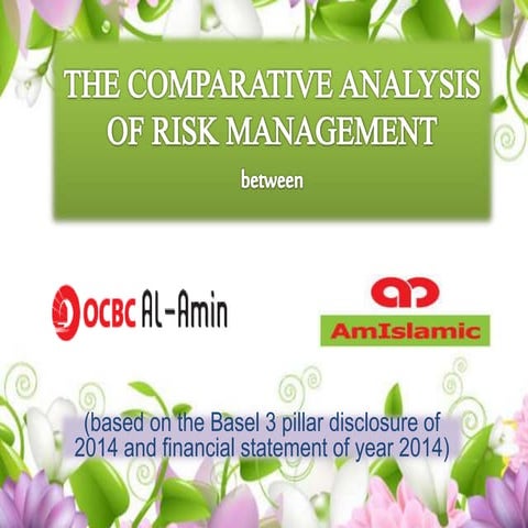 The comparative of risk management OCBC AL-AMIN vs AM ISLAMIC BANK