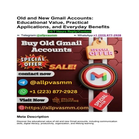 The Complete Buy Old And New Gmail Accounts Handbook for Beginners.docx