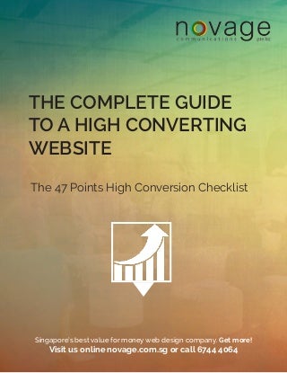 The complete guide to a high converting website