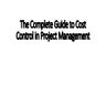The Complete Guide to Cost Control in Project.pdf