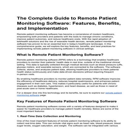 The Complete Guide to Remote Patient Monitoring Software_ Features, Benefits,...