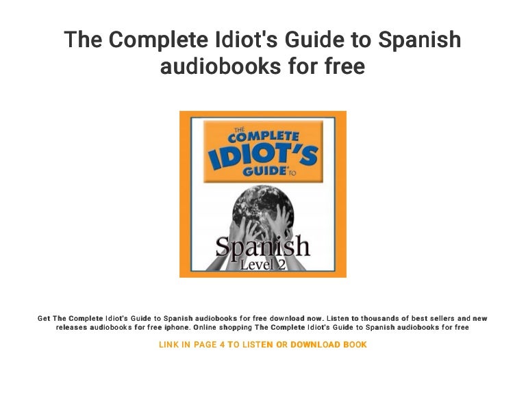 The Complete Idiot