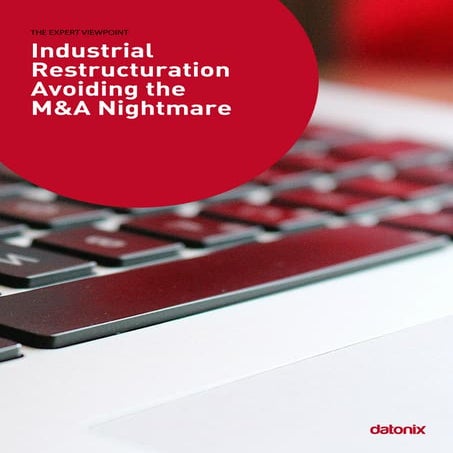 Industrial Restructuration Avoiding the M&A Nightmare.