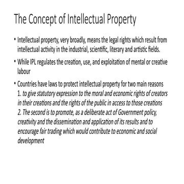 Intellectual property law | PPTX