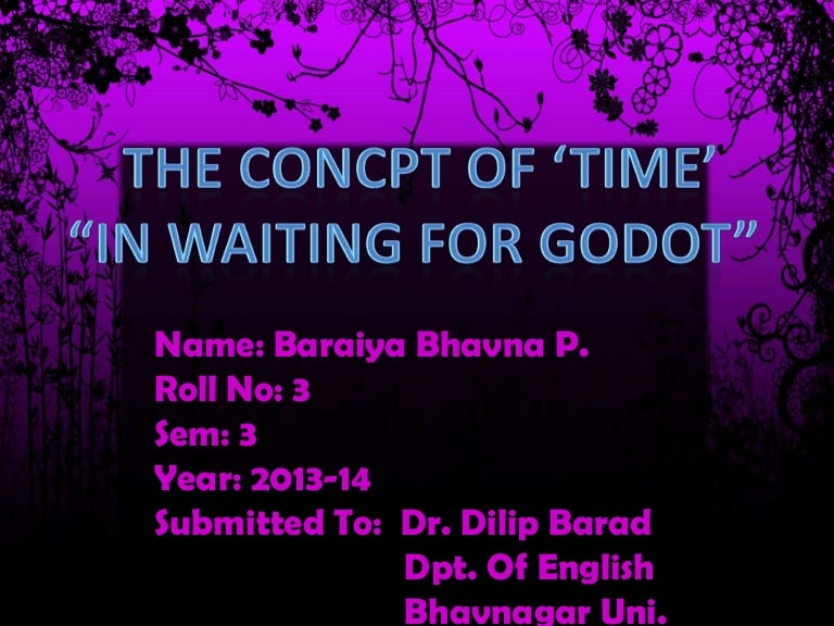 The concept of 'time' (Modern literature)